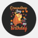 Search for happy groundhog day stickers February