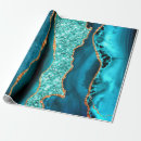Search for teal and gold wrapping paper Turquoise