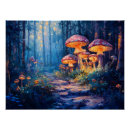 Search for bioluminescence posters Mystical forest