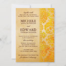Search for amber invitations Gold