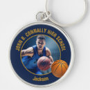 Search for basketball round key rings High school