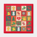 Search for happy snowman magnets Reindeer