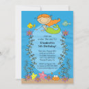Search for red head invitations Mermaid
