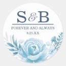 Search for monogram floral wedding stickers Beautiful