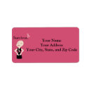 Search for breast cancer survivor return address labels October