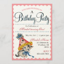 Search for vintage kitty invitations Retro