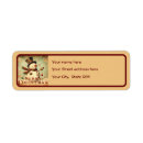 Search for snowman return address labels Merry christmas