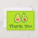Search for avocado thank you cards Green