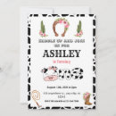 Search for my rodeo 1st birthday invitations Cowgirl