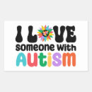 Search for i love someone with autism stickers Autistic pride