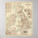 Search for british isles map posters Railroad