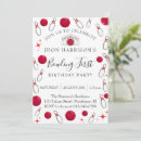 Search for bowling pins birthday invitations Boy