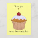 Search for i love cupcakes postcards Cute
