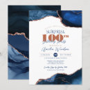 Search for surprise 100th birthday invitations Rose gold