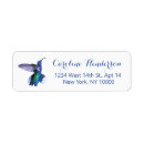 Search for hummingbirder return address labels For her
