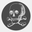 Search for skeleton party stickers Jolly roger