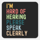 Search for hard of hearing stickers Impaired