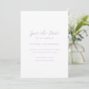 Search for lilac wedding save the dates Simple