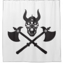 Search for viking shower curtains Warrior