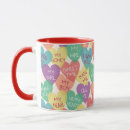 Search for love background mugs Abstract
