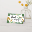Search for animal place cards Safari animals