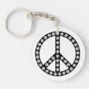 Search for world peace key rings Anti war