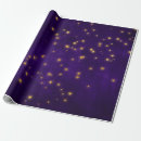 Search for purple gold christmas wrapping paper Vintage
