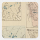Search for new jersey map stickers Lithographed