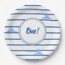Search for white and baby blue stripes paper plates For kids