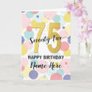 Search for 75th birthday cards Elegant