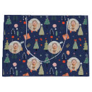 Search for navy blue christmas gift bags Modern