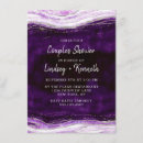Search for violet bridal shower invitations Ultra violet purple