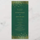 Search for green gold wedding programs Modern