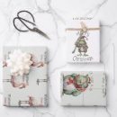 Search for frog christmas wrapping paper Animal