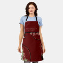 Search for burgundy aprons Chef