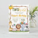 Search for tribal birthday invitations Two wild