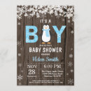 Search for penguin baby shower invitations Snowflake