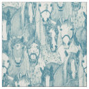 Search for blue horse fabric Western