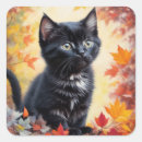 Search for black cat painting stickers Orange