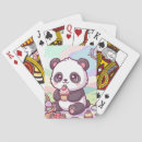 Search for panda playing cards Kawaii