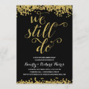 Search for first wedding anniversary invitations Golden