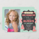 Search for cupcake decorating birthday invitations Girl