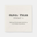 Search for fun fact wedding napkins Cocktail