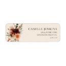 Search for bridal return address labels Fall bridal shower