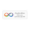 Search for autism return address labels Rainbow