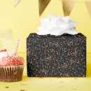 Search for birthday cake wrapping paper Black