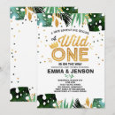 Search for king baby shower invitations Wild one