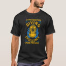Search for commercial diver tshirts Sea