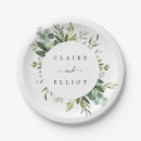 Search for eucalyptus plates Watercolor green foliage