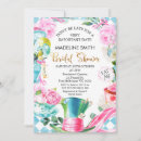 Search for alice in wonderland invitations Pink floral